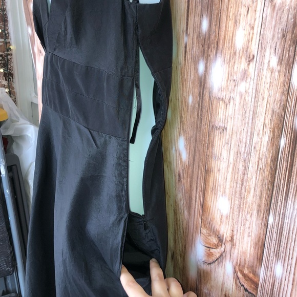 Donna Ricco New York 100% Silk Black Sleeveless Dress - Picture 5 of 11